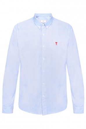 Logo-embroidered shirt, zdjęcie 1 Logo-embroidered shirt od Ami Alexandre Mattiussi